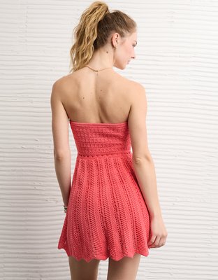 AE Strapless Sweater Mini Dress