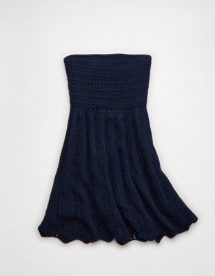 AE Strapless Sweater Mini Dress