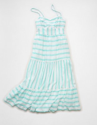 AE Striped Corset Midi Dress