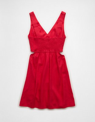 AE V-Neck Cutout Mini Dress
