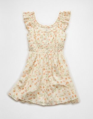 AE Femme Button-Up Mini Dress