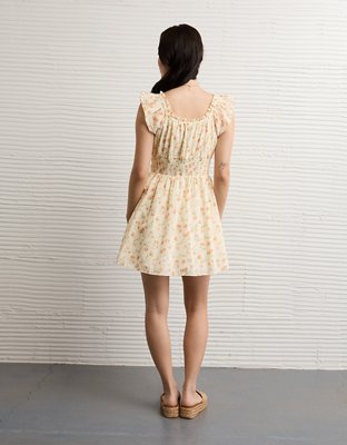 AE Femme Button-Up Mini Dress