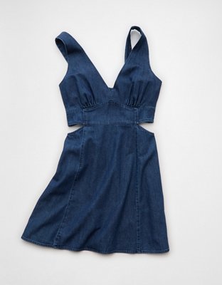 AE V-Neck Cutout Mini Dress