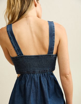 AE V-Neck Cutout Mini Dress
