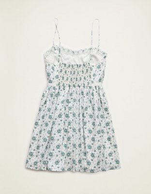Женское платье American Eagle AE Sweetheart Tie-Front Mini, цвет: Слоновая кость — фото 4