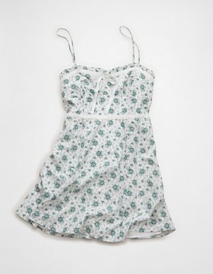 AE Sweetheart Tie-Front Mini Dress