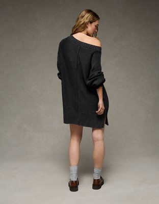 AE Boat Neck Sweater Mini Dress