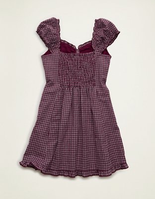 AE Sweetheart Button-Up Mini Dress