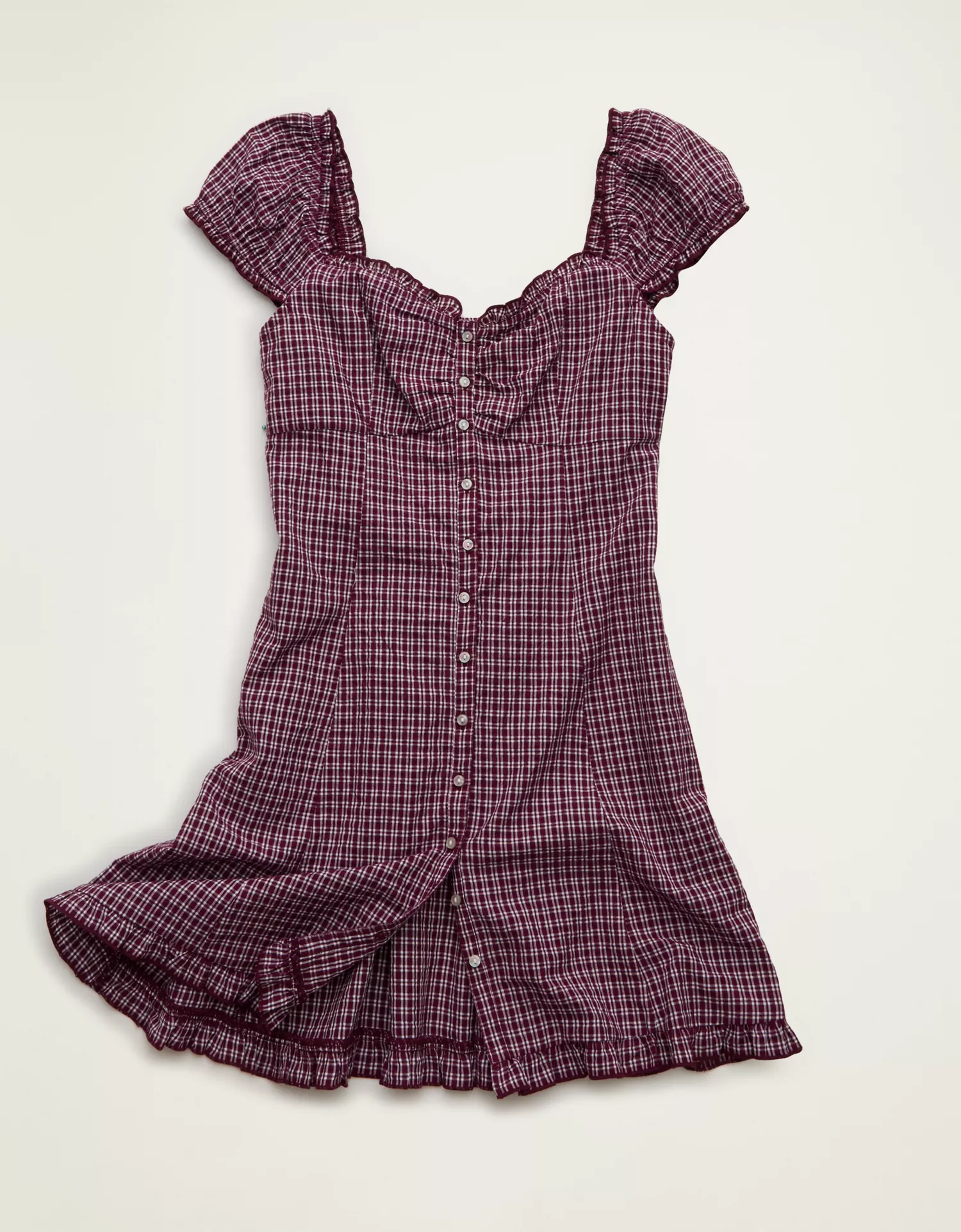 AE Sweetheart Button-Up Mini Dress - thumbnail 3
