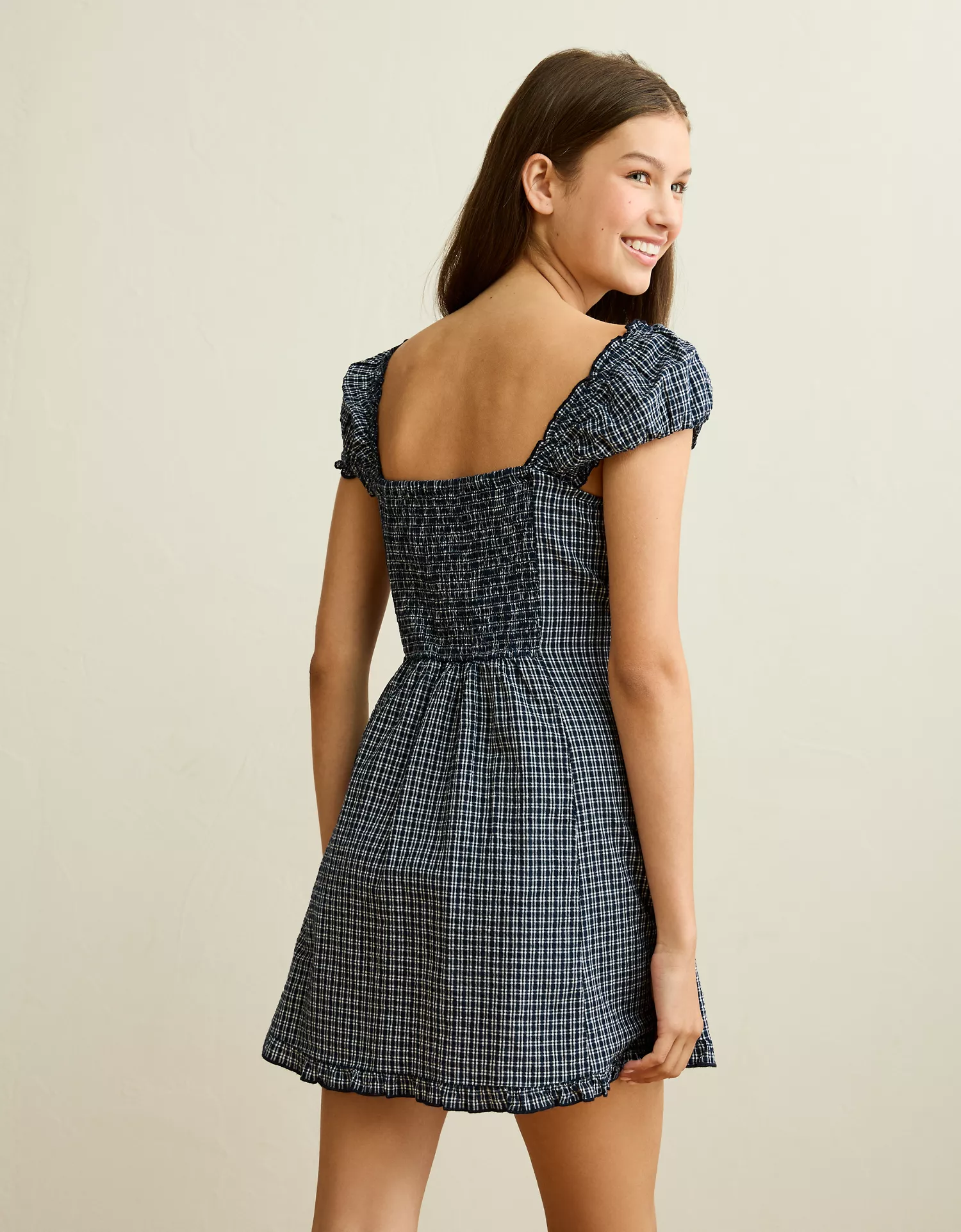 AE Sweetheart Button-Up Mini Dress - thumbnail 8