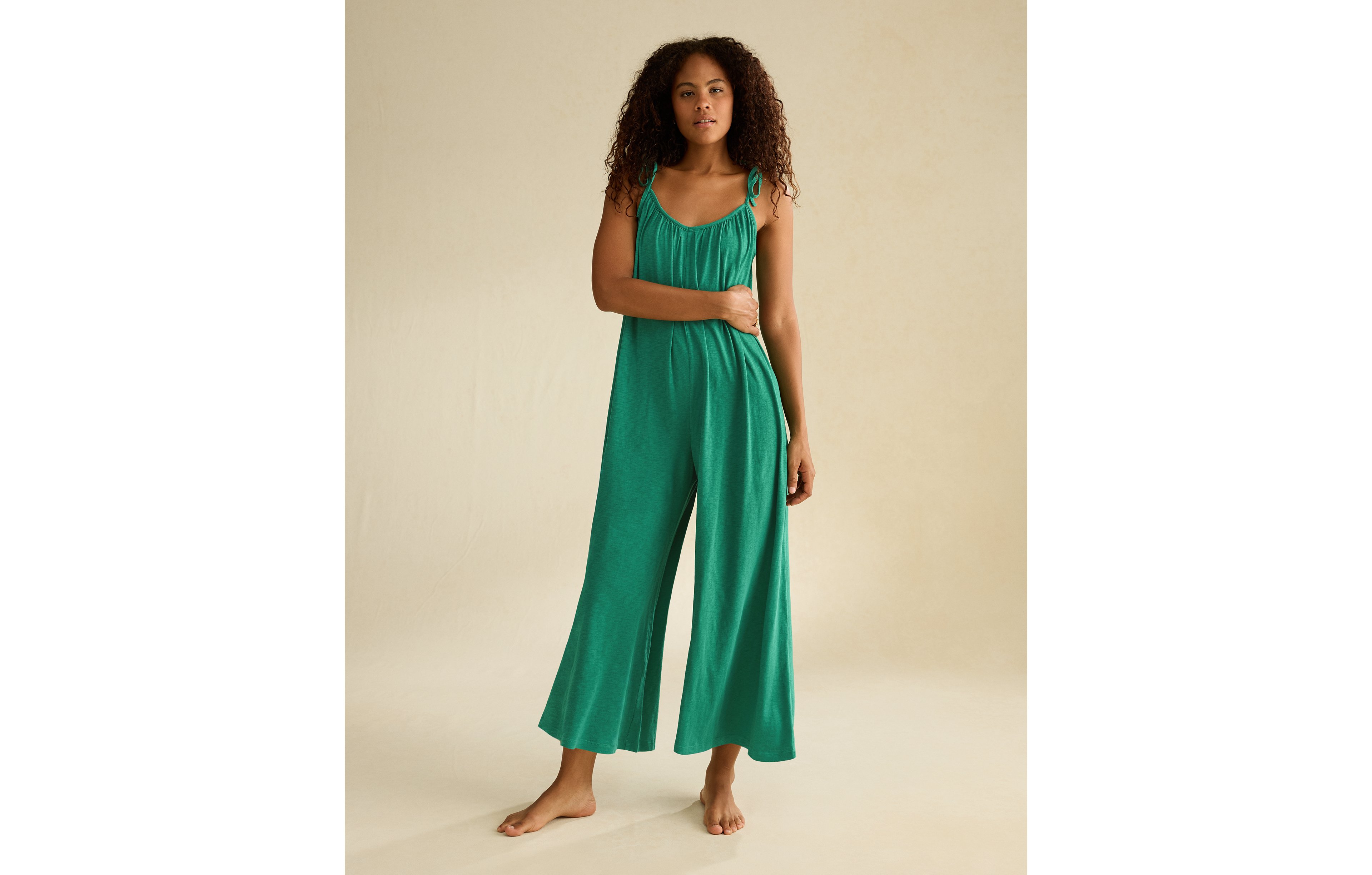AE Sunchaser Tie-Strap Jumpsuit