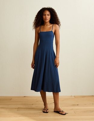 midi tie back dress Tie Back Midi Dress