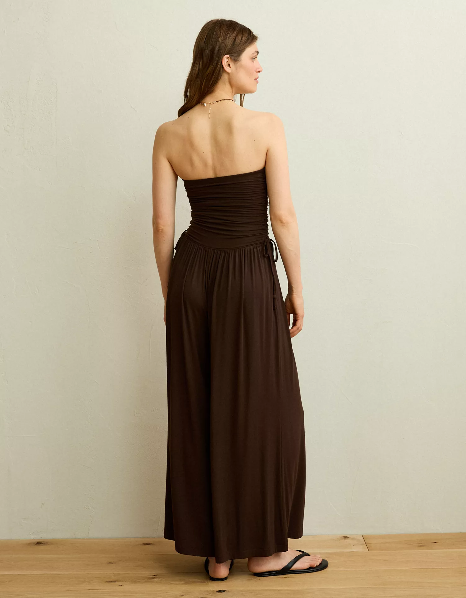 AE Strapless Side-Tie Knit Jumpsuit - thumbnail 2