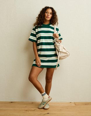 AE Knit Mini Shirt Dress