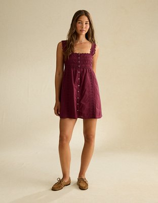 Minirobe brodée de style nuisette AE