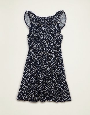 Minirobe à col volants AE