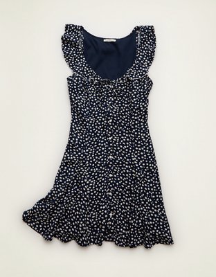 AE Ruffle Collar Mini Dress