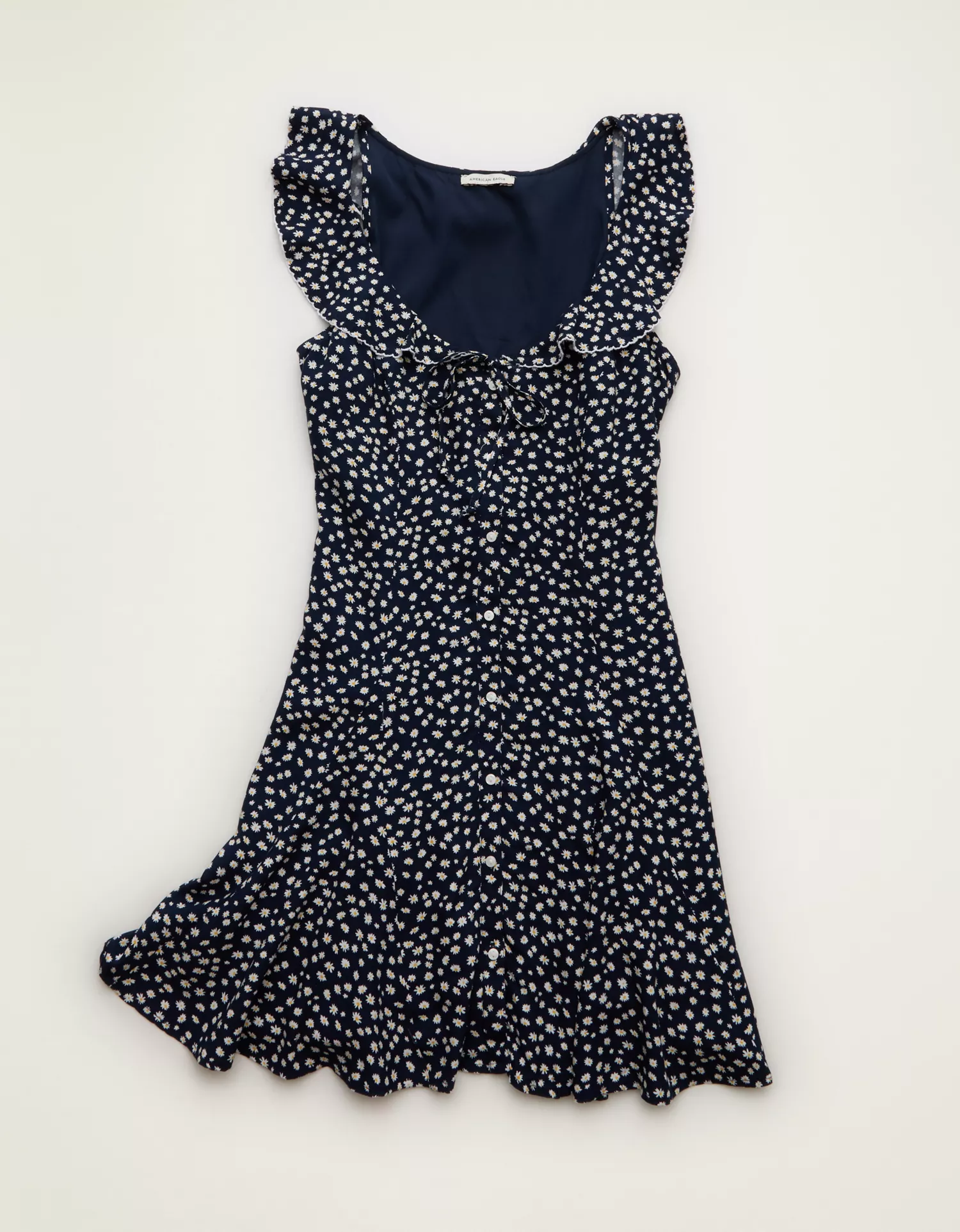 AE Ruffle Collar Mini Dress - thumbnail 3