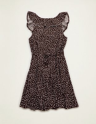AE Ruffle Collar Mini Dress