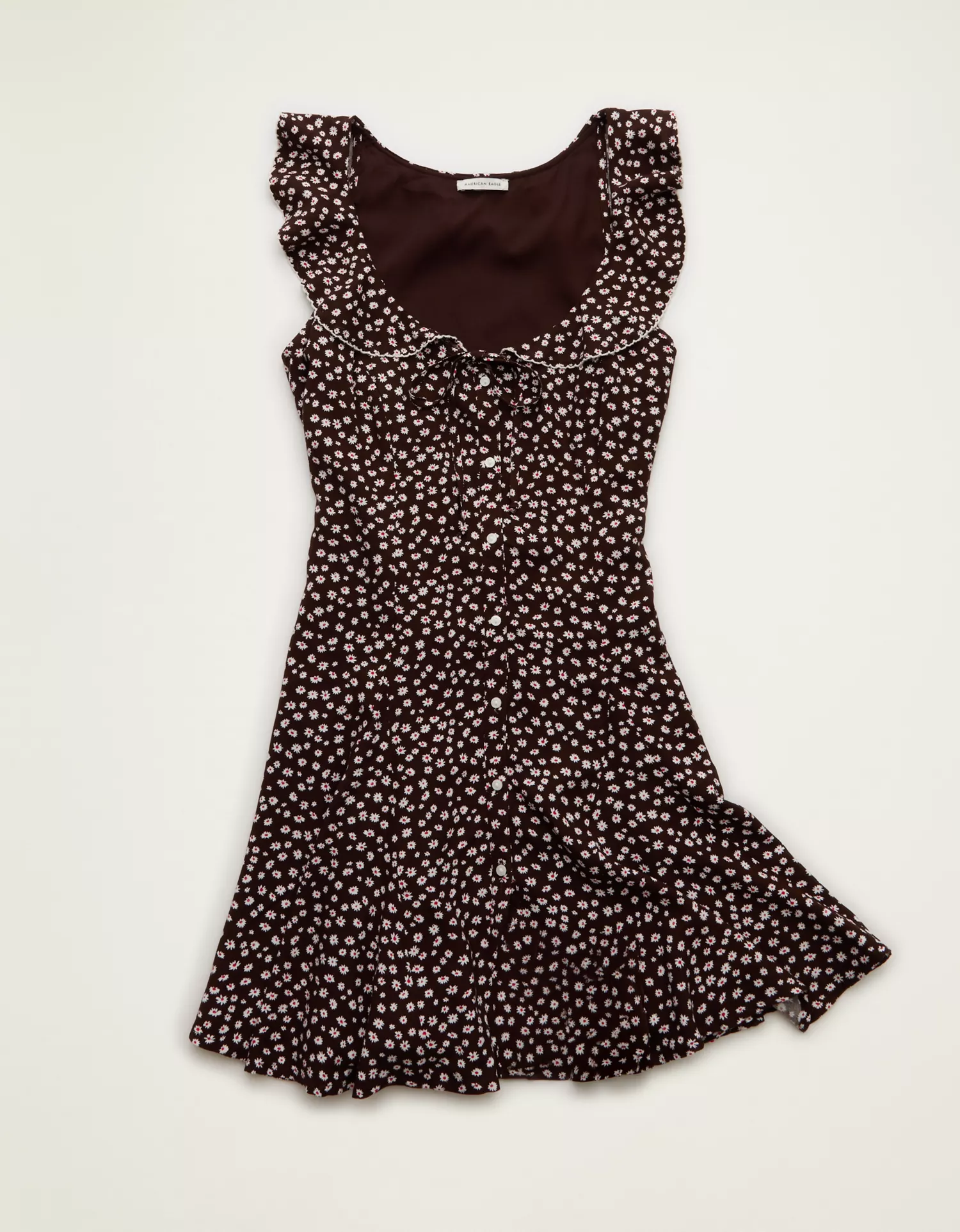 AE Ruffle Collar Mini Dress - thumbnail 9