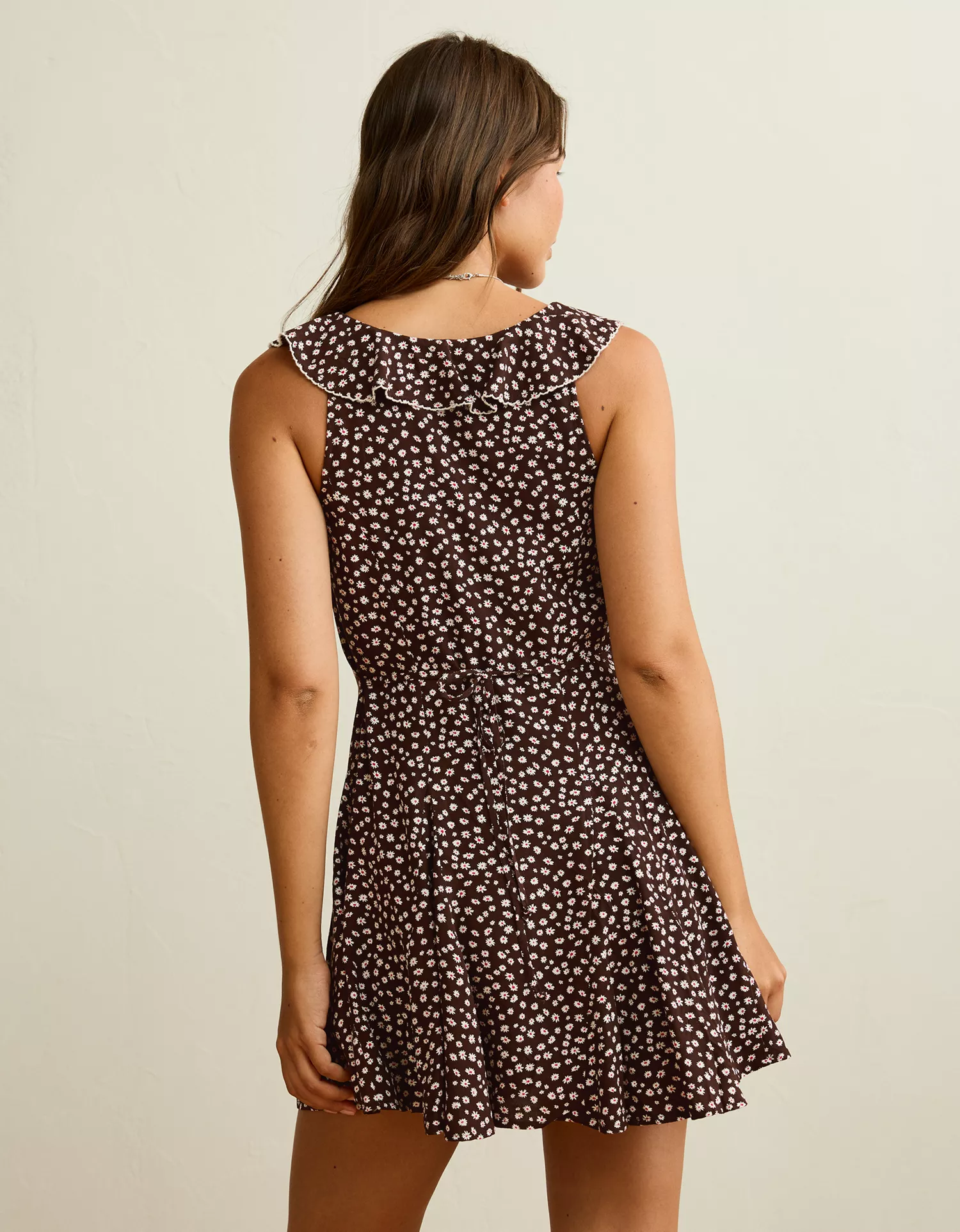 AE Ruffle Collar Mini Dress - thumbnail 8