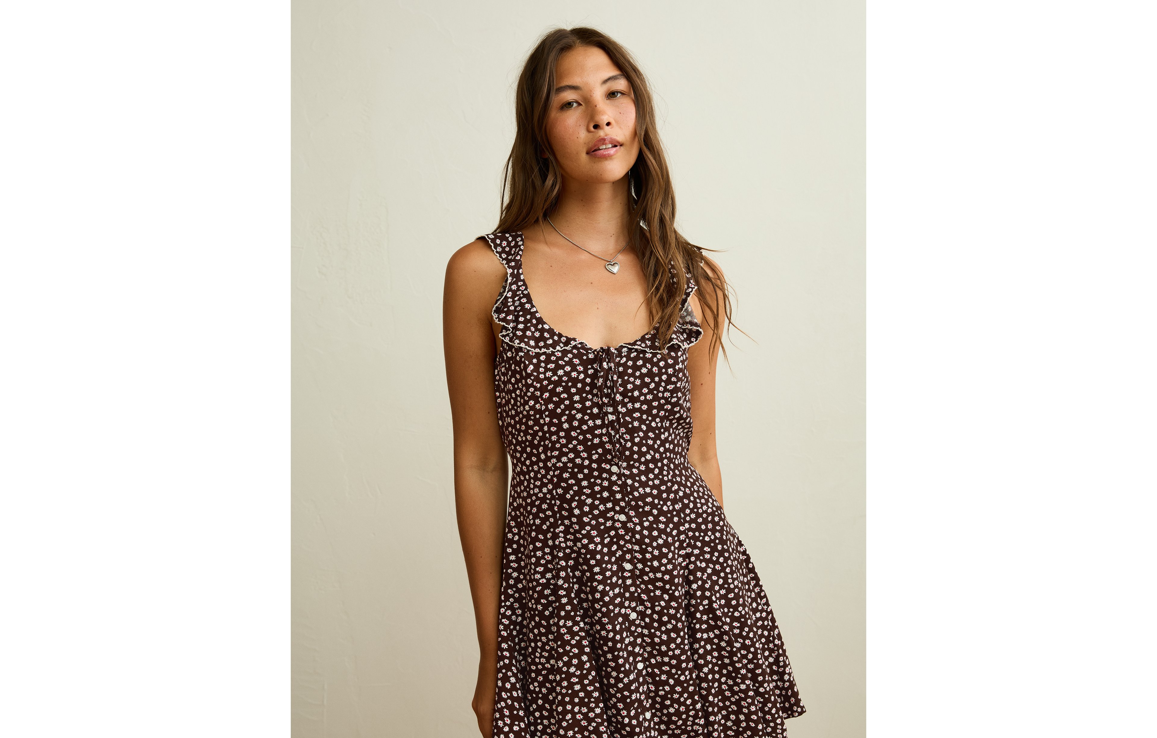 AE Ruffle Collar Mini Dress