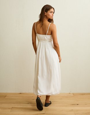 AE V-Neck Slip Midi Dress