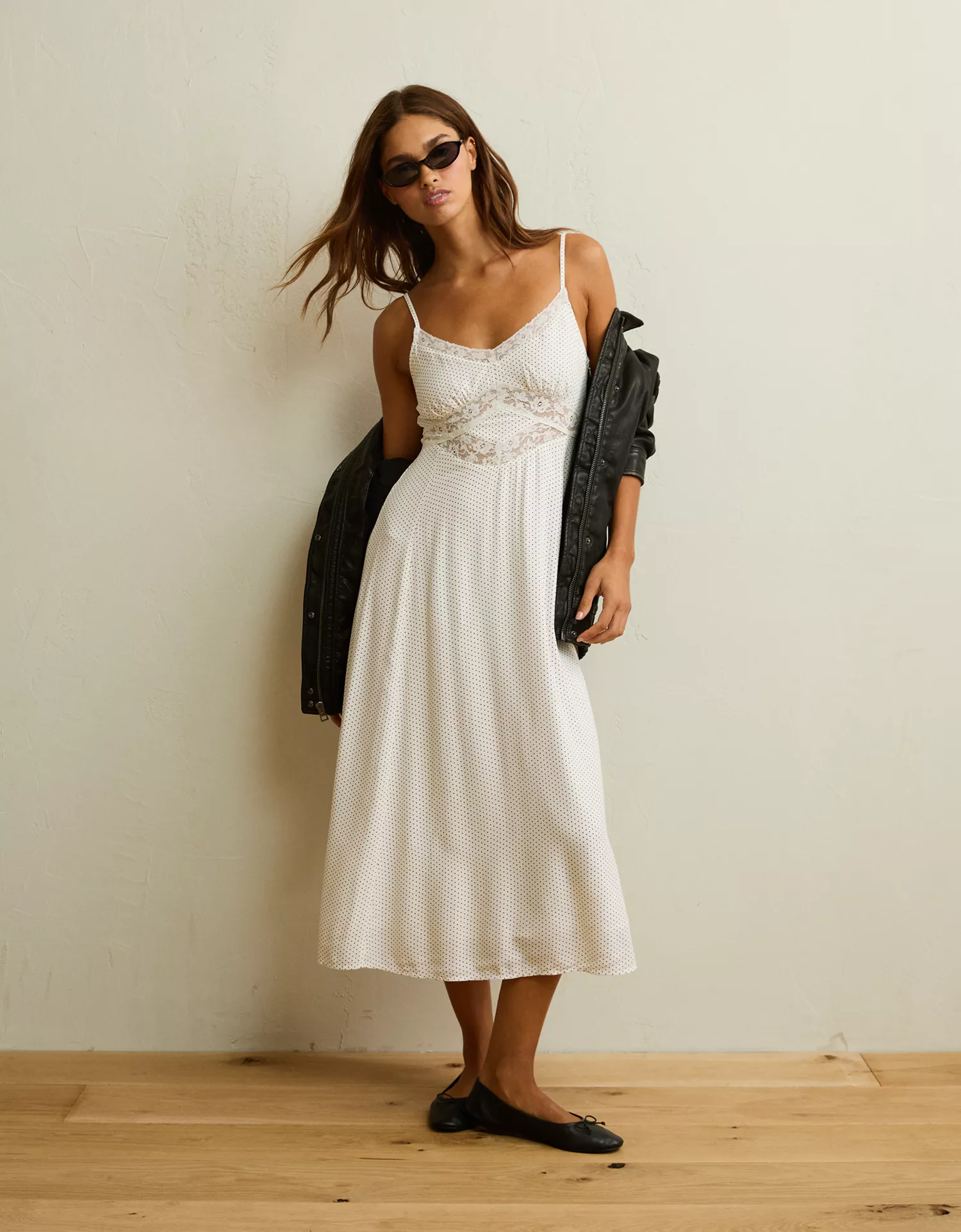 AE V-Neck Slip Midi Dress - thumbnail 9