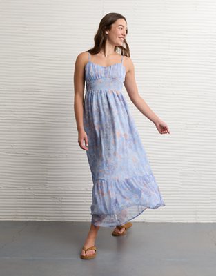 aerie asymmetrical dress Lace-Up Long Prom Dress with Glitter Bodice Pine / 14