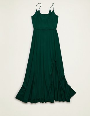AE Knit Scoop-Back Midi Dress