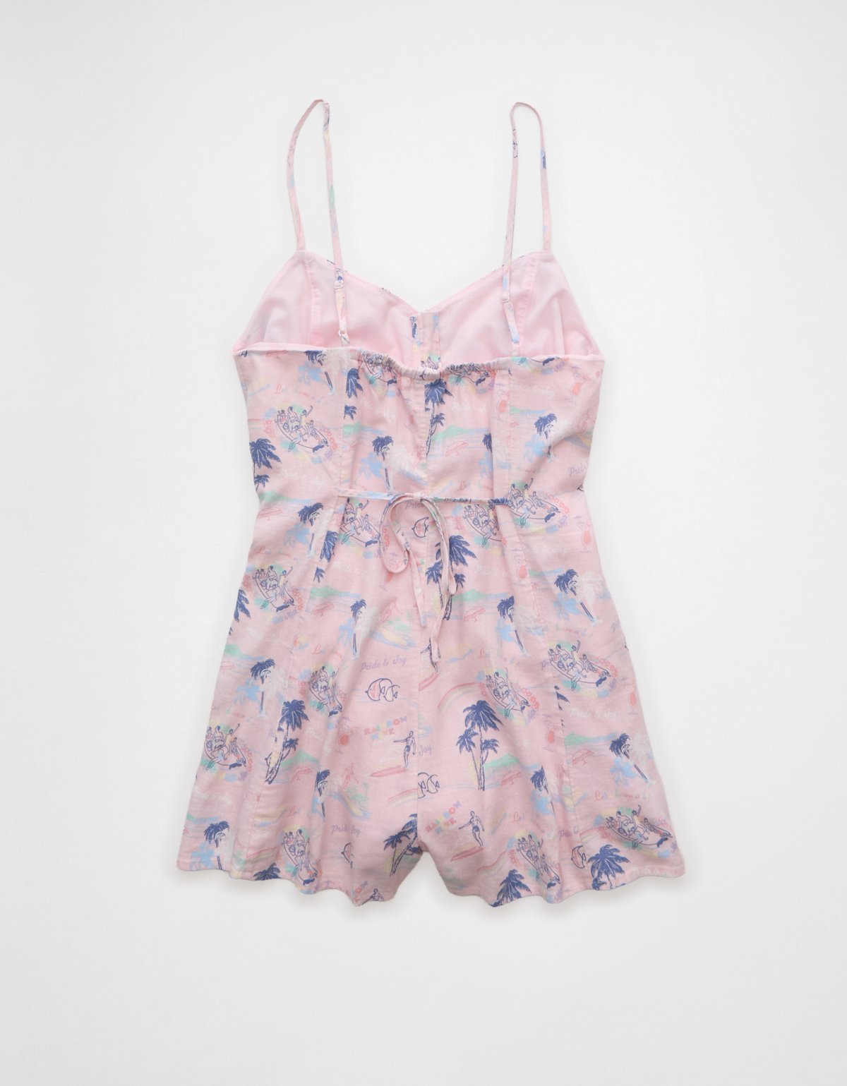 AE Pride Button-Front Flowy Romper - image 4