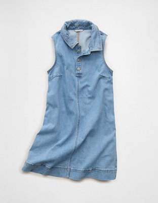 AE Denim Polo Midi Dress