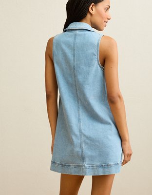 Polo mi-long en denim Robe AE