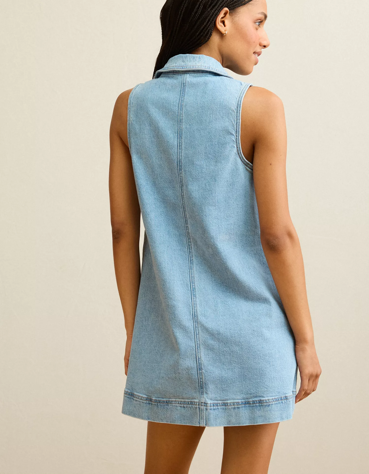 AE Denim Polo Mini Dress - thumbnail 2