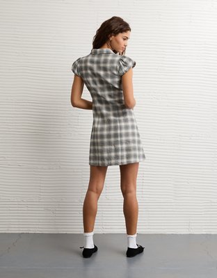 AE Button-Up Mini Shirt Dress
