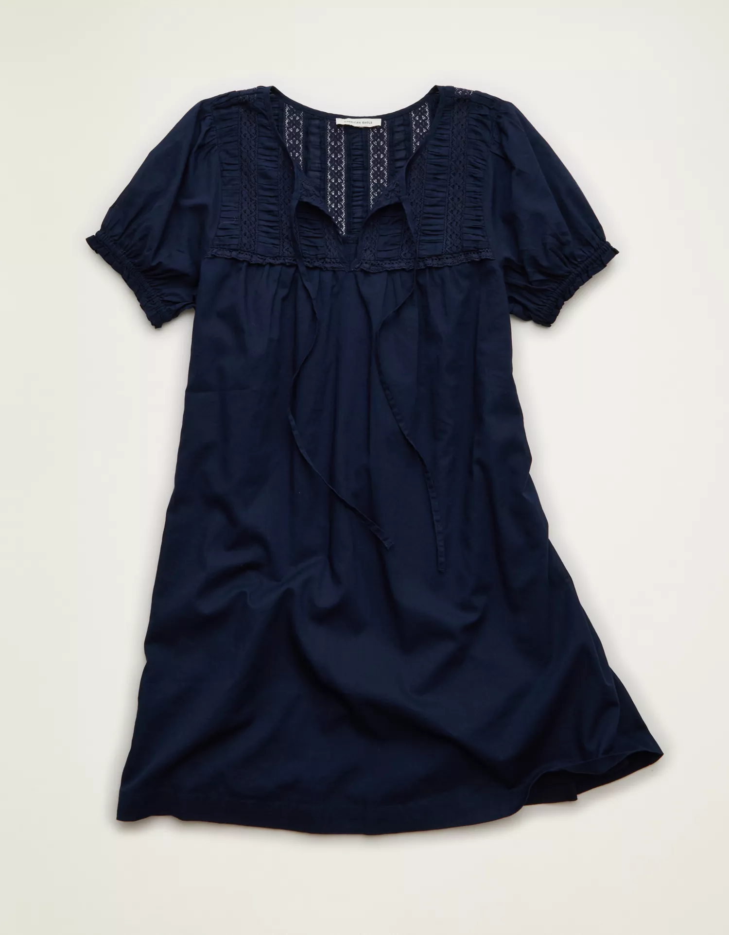 AE Lace Inset Babydoll Mini Dress - thumbnail 10