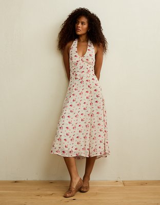 slip dress cotton on Penelope Black Lawn XL British heritage label Sunspel Color:Natural/Seafoam vintage fashion trends Old Navy Women's Floral