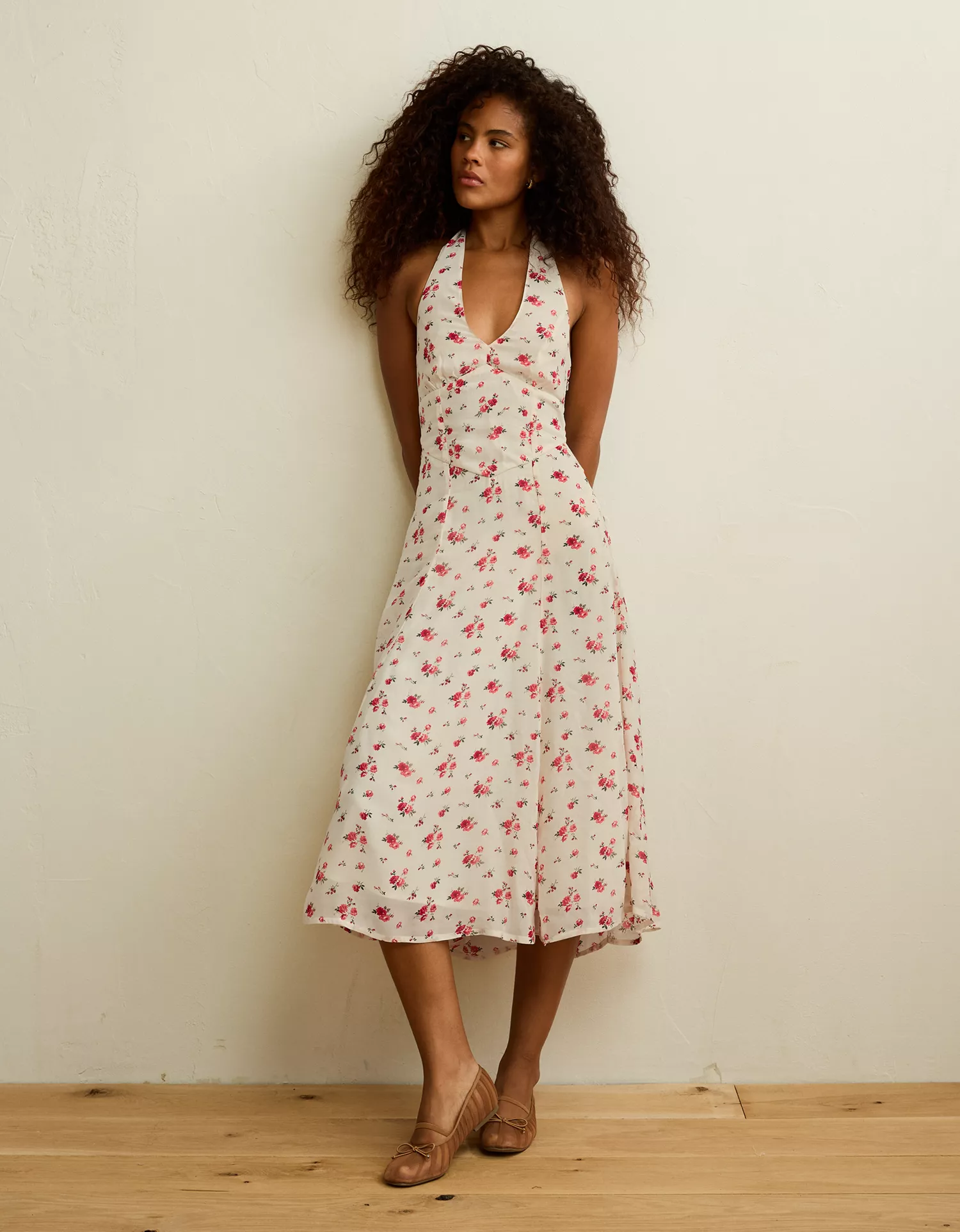 AE V-Neck Corset Maxi Dress - thumbnail 6