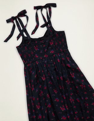 AE Scoop Neck Corset Midi Dress
