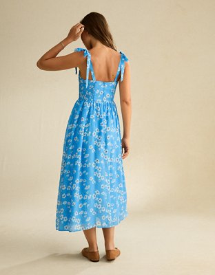 Peignoir mi-long de style corset à encolure dégagée AE