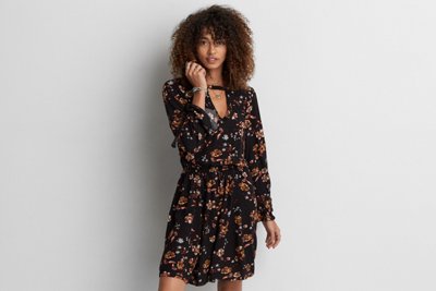 Patterned Dress | American Eagle Outfitters