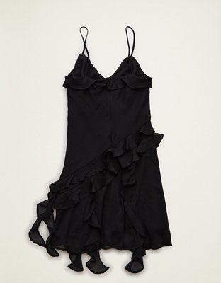 AE Asymmetrical Ruffle Mini Dress