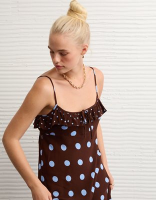 AE Tie-Front Slip Mini Dress