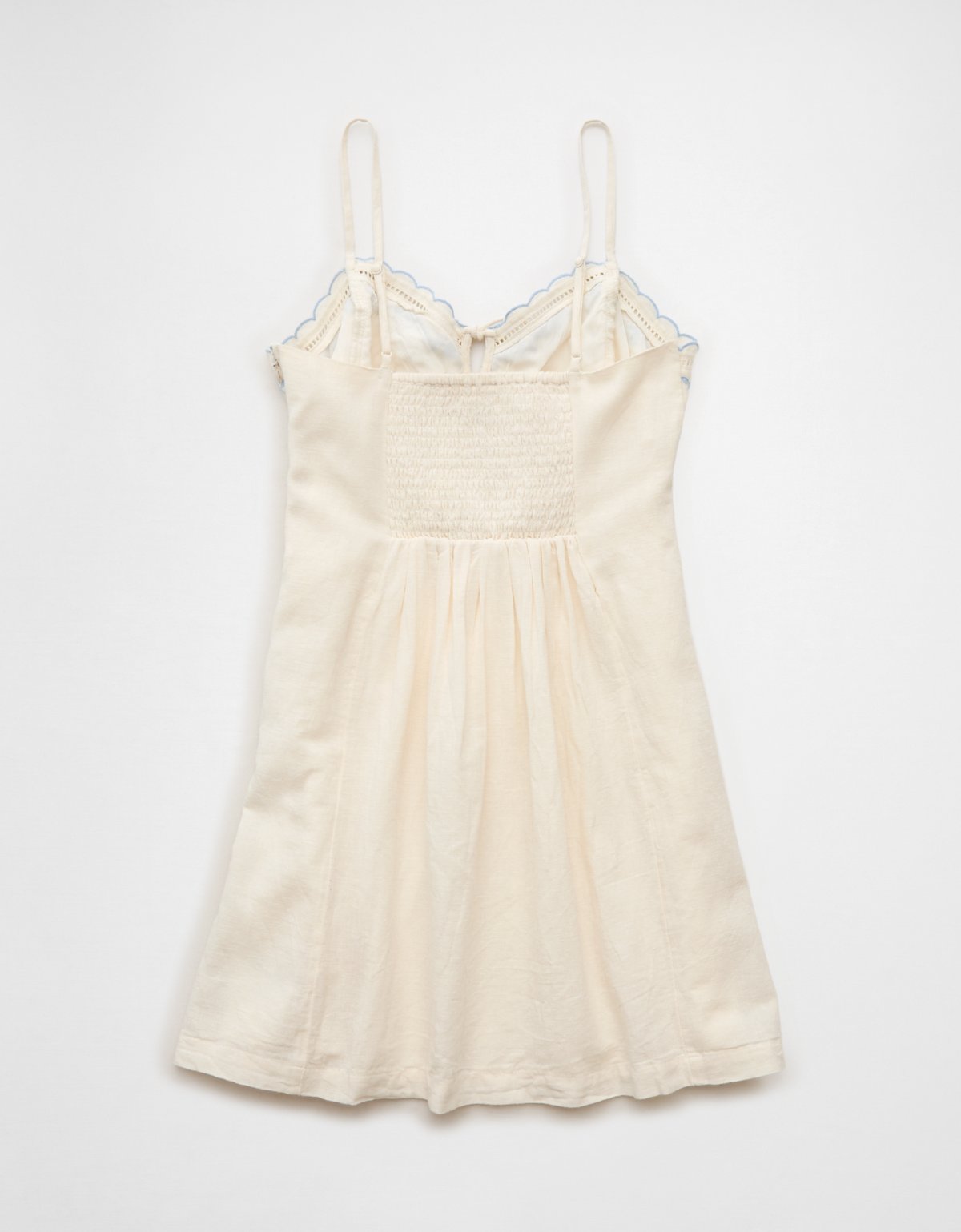 AE Embroidered Tie-Front Mini Dress - image 4
