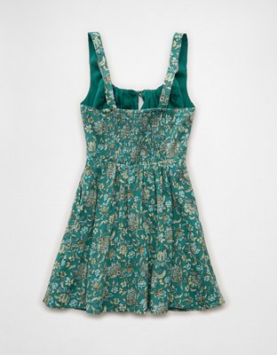 green floral american eagle dress Harper One Shoulder Gown - Sage main image 0