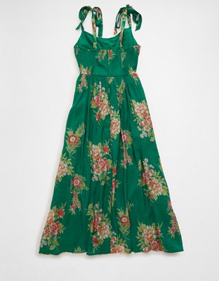 AE Tie-Strap Corset Maxi Dress