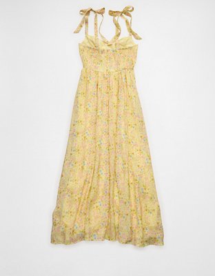 AE Tie-Strap Corset Maxi Dress