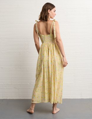 AE Tie-Strap Corset Maxi Dress