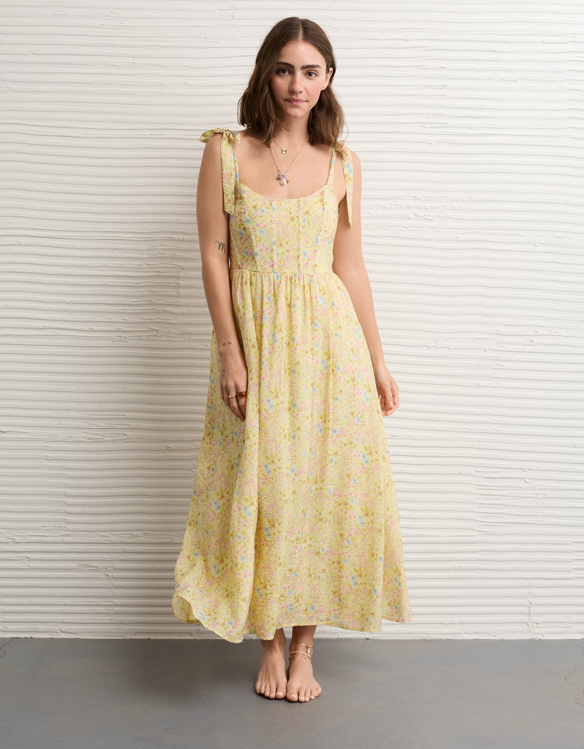 AE Tie-Strap Corset Maxi Dress - image 5