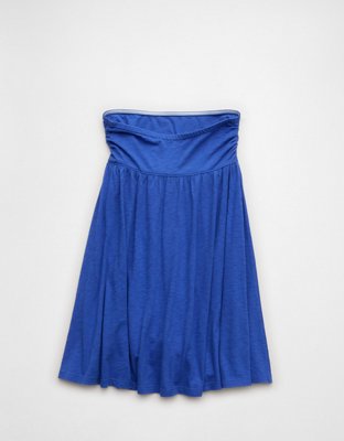 AE Sunchaser Strapless Babydoll Mini Dress
